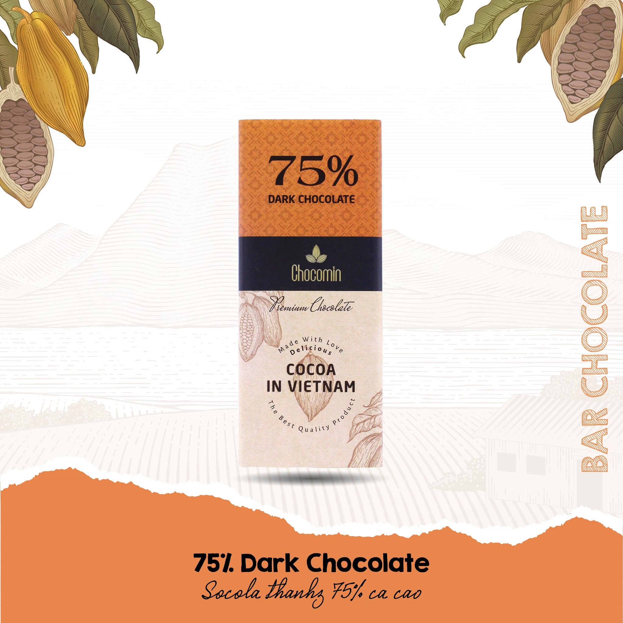 Picture of 75% DARK CHOCOLATE